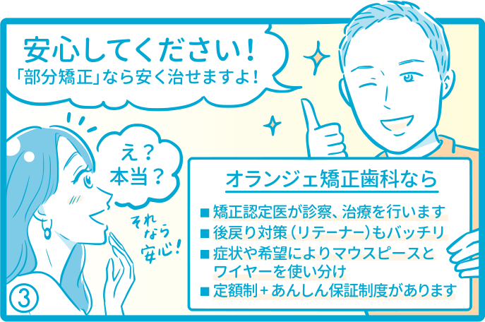 歯を抜くの？後戻りできるの？何年かかるの？分割で払えるの？ 一人で悩まずに矯正医に相談してください 治療のゴールを相談してください